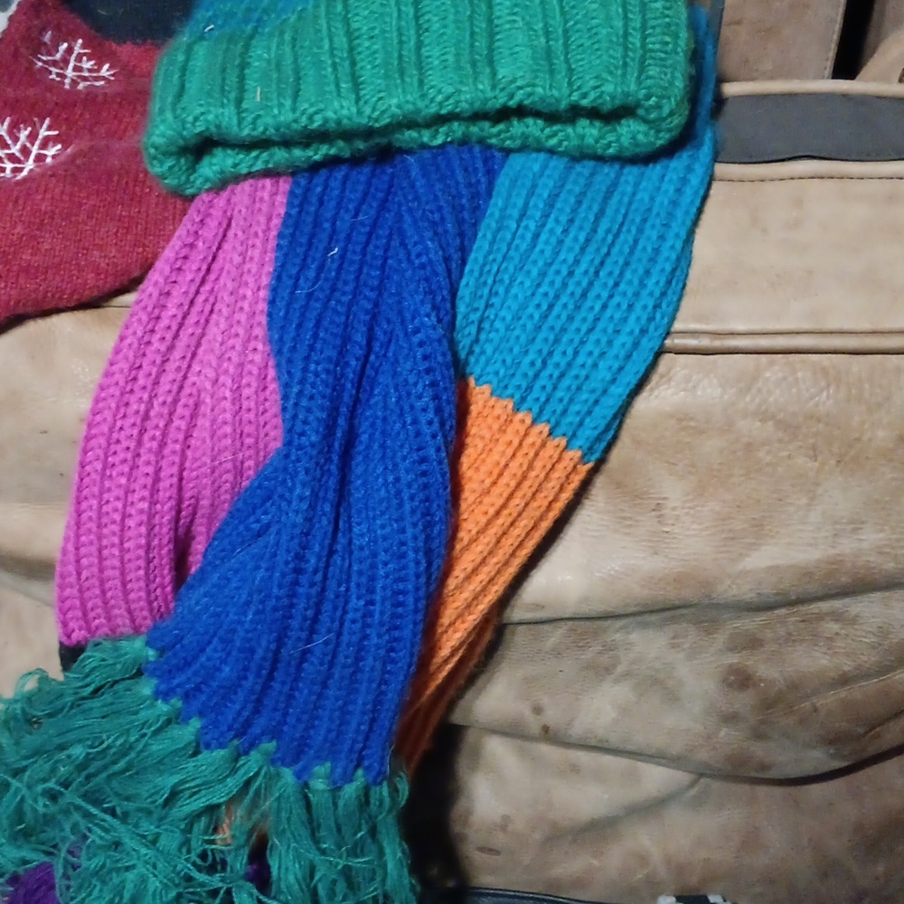 Scarf and Bennie cap